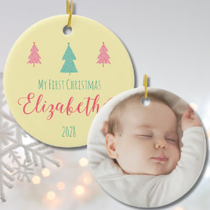 My First Christmas Ornament - Custom Name & Year