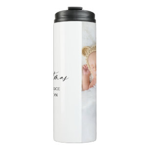 My First Christmas Personalized Baby Gift Thermal Tumbler