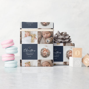 My First Christmas Personalized Baby Gift Wrapping Paper