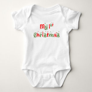 My First Christmas Romper