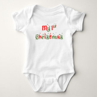 My First Christmas Romper