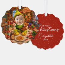 My First Christmas Santas Little Helper Photo