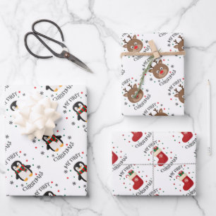 My First Christmas Wrapping Paper Sheet