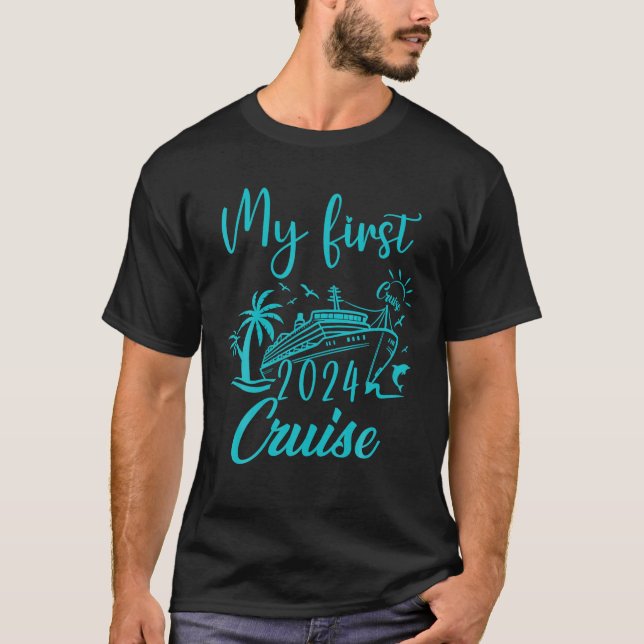 My First Cruise 2024 Kids Family Vacation Cruise S T-Shirt (Front)