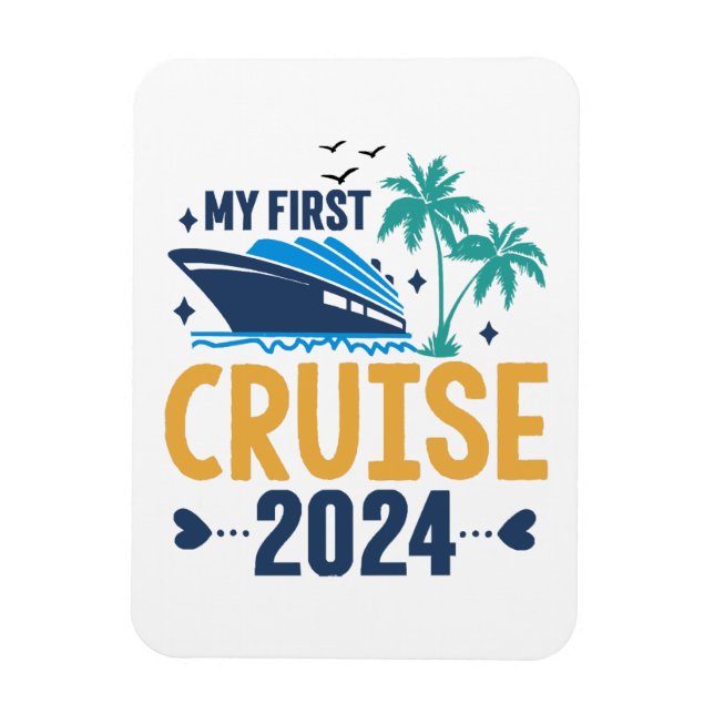 My First Cruise 2024 Magnet (Vertical)