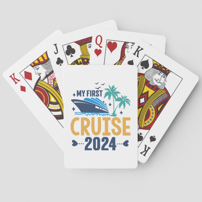 My First Cruise 2024 Playing Cards (Back)
