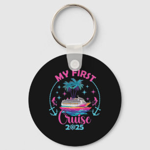 My First Cruise 2025 Family Vacation Cruise Ship T Keychain