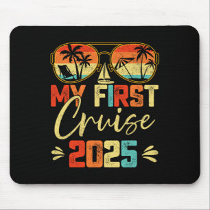 My First Cruise 2025 Family Vacation Cruise Ship T Mouse Pad