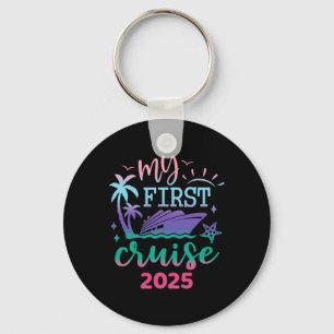 My First Cruise 2025 Family Vacation Trip Ship Mat Keychain