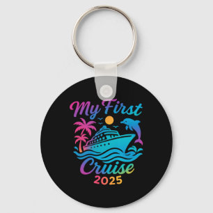 My First Cruise 2025 Family Vacation Trip Ship Mat Keychain