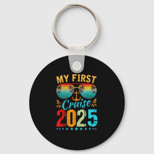 My First Cruise 2025 Tee Family Vacation Cruise Sh Keychain