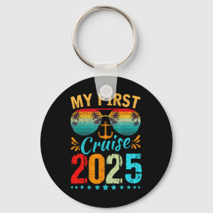 My First Cruise 2025 Tee Family Vacation Cruise Sh Keychain