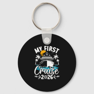 My First Cruise 2026 Cute Family Vacation Cruising Keychain