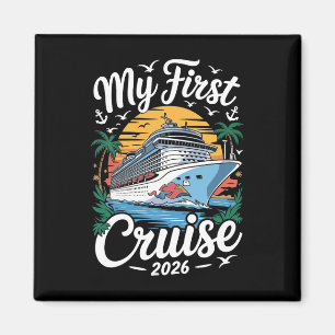 My First Cruise 2026 Family Vacation Trip Ship Mat Magnet