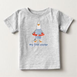 My First Cruise Baby's Penguin Cruise Baby T-Shirt