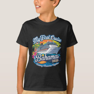 My First Cruise Bahamas 2025 Cute First Time Cruis T-Shirt