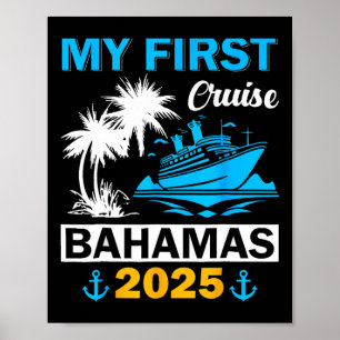 My First Cruise Bahamas 2025 Family Matching Vacat Poster