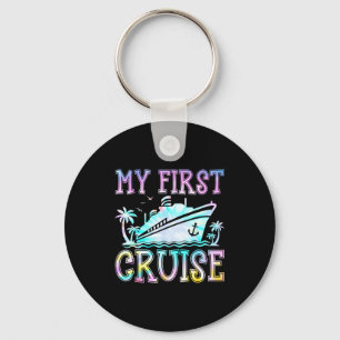 My First Cruise Cruise Ship First Time Cruise Vaca Keychain