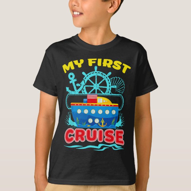 My First Cruise Gifts for  and Toddlers T-Shirt (Front)