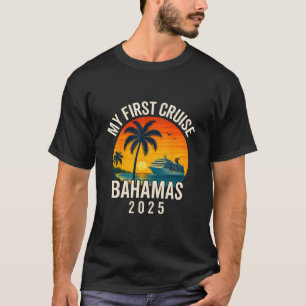 My First Cruise Hamas 2025 Vacation Souvenir Beach T-Shirt