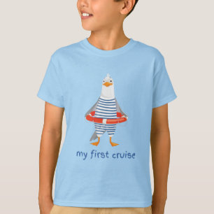 My First Cruise Unisex Kids Penguin T-Shirt