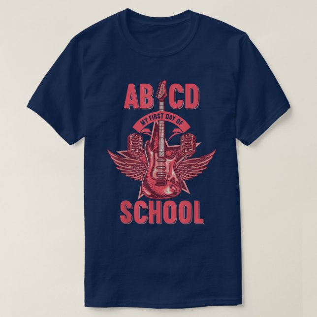 My first day of school 2022 1st Grade back to scho T-Shirt (Design Front)
