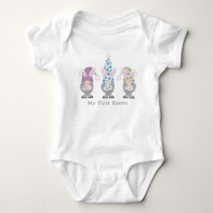 My First Easter Bunny Gnomes Baby Bodysuit