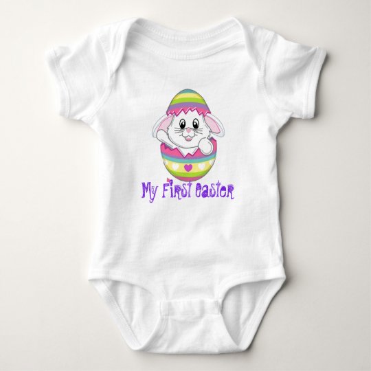 MY FIRST EASTER SPRING TSHIRT BABY INFANT EGGS