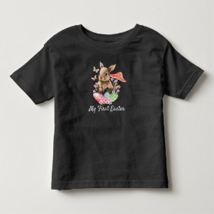 My First Easter Watercolor Bunny Toddler T-shirt
