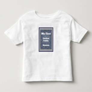 My First Family Reunion Blue Mosaic Keepsake Toddler T-shirt