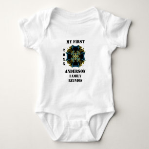My First Family Reunion Kaleidoscope Keepsake Baby Bodysuit