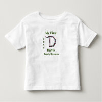 My First Family Reunion Sequin Letter D Monogram