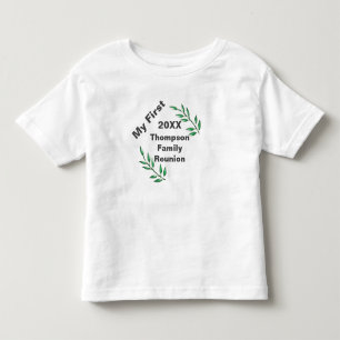 My First Family Reunion Tree Branches Event Toddler T-shirt