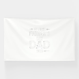 My First Father's Day As A Dad 2025  Banner