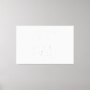 My First Father's Day As A Dad 2025 Canvas Print