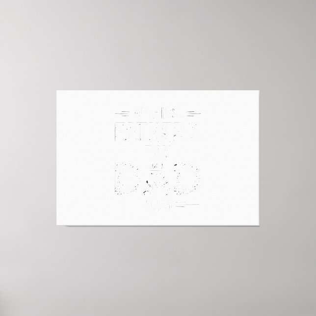 My First Father's Day As A Dad 2025  Canvas Print (Front)