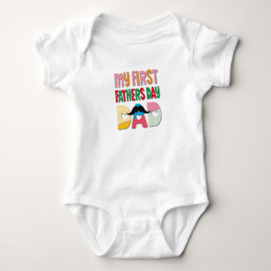 My First Father's Day Dad Baby Bodysuit