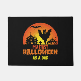 My First Halloween As A Dad Halloween Doormat