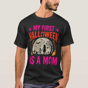 My First Halloween as a Mom Spooky T-Shirt