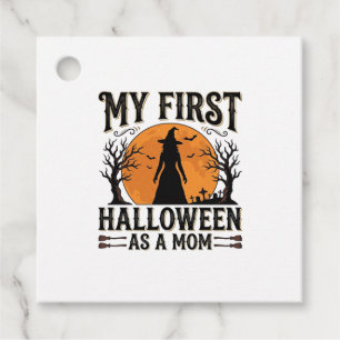 My First Halloween as a Mom Vintage Halloween Desi Favour Tags