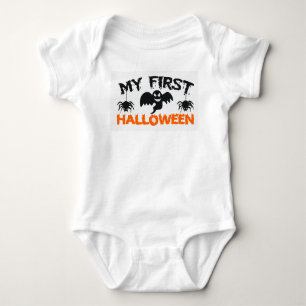 My first halloween baby bodysuit