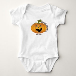 My First Halloween Baby Bodysuit - Spooky Pumpkin