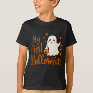 My First Halloween - Cute Ghost Design Kids T-Shirt