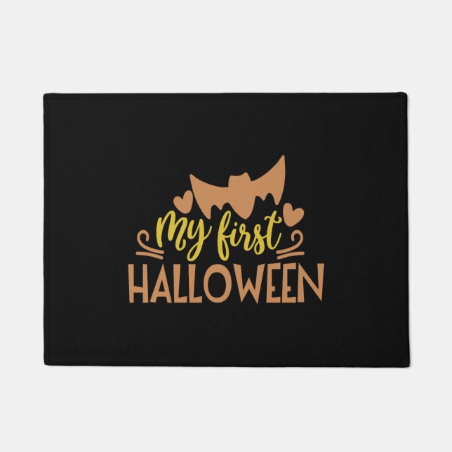 My First Halloween - Halloween Doormat (Front)