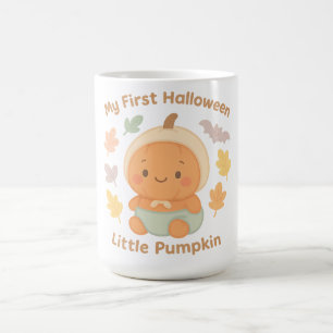 My First Halloween Little Pumpkin Baby Milestone Magic Mug