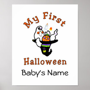 My First Halloween Poster