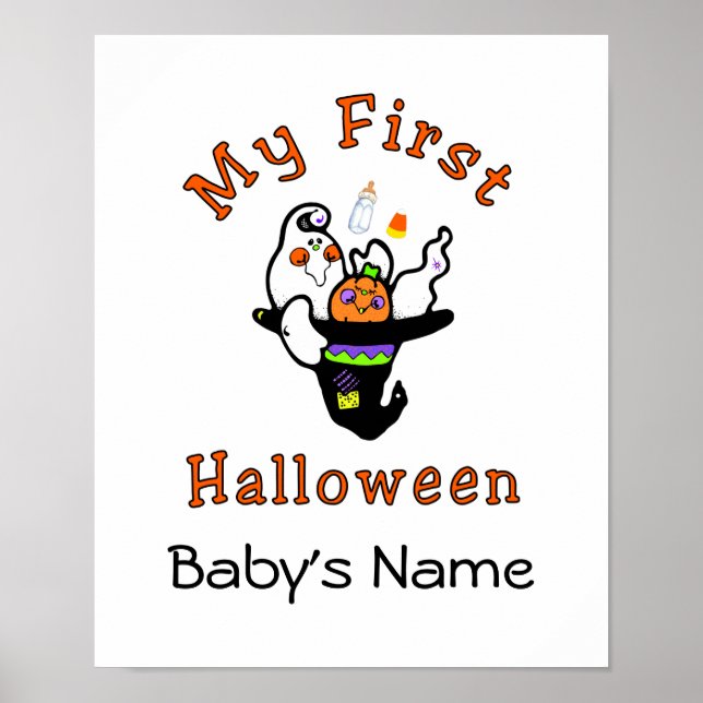 My First Halloween Poster (Front)