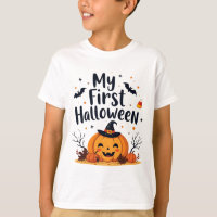 My First Halloween Pumpkin Design Kids