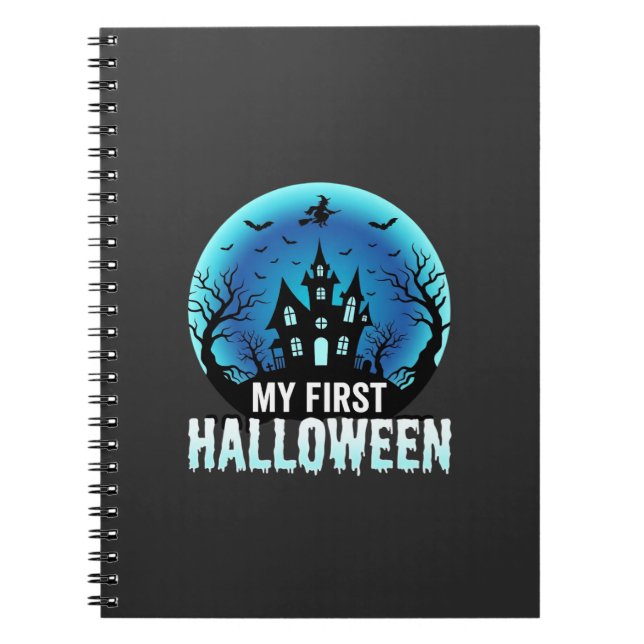 My First Halloween Spooky Haunted House Design_1 Notebook (Front)