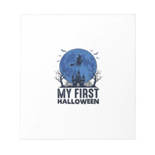 My First Halloween Vintage Engraving Kids Design_1 Notepad
